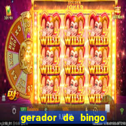 gerador de bingo de palavras